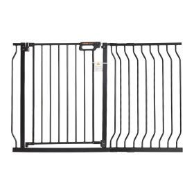 VEVOR Baby Gate, 29.5"-46.4" Extra Wide, 30" High, Dog Gate for Stairs Doorways and House