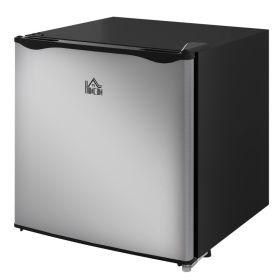 1.1 Cu.Ft Countertop Mini Freezer, Compact Upright Freezer with Removable Shelves, Silver (Option: Silver-510x465x530 mm)