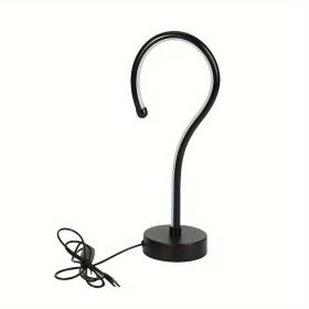 2PC Creative Question Mark Shape Table Lamp, USB Three-color Dimming Desktop Decoration Table Lamp (Option: 1PCS)